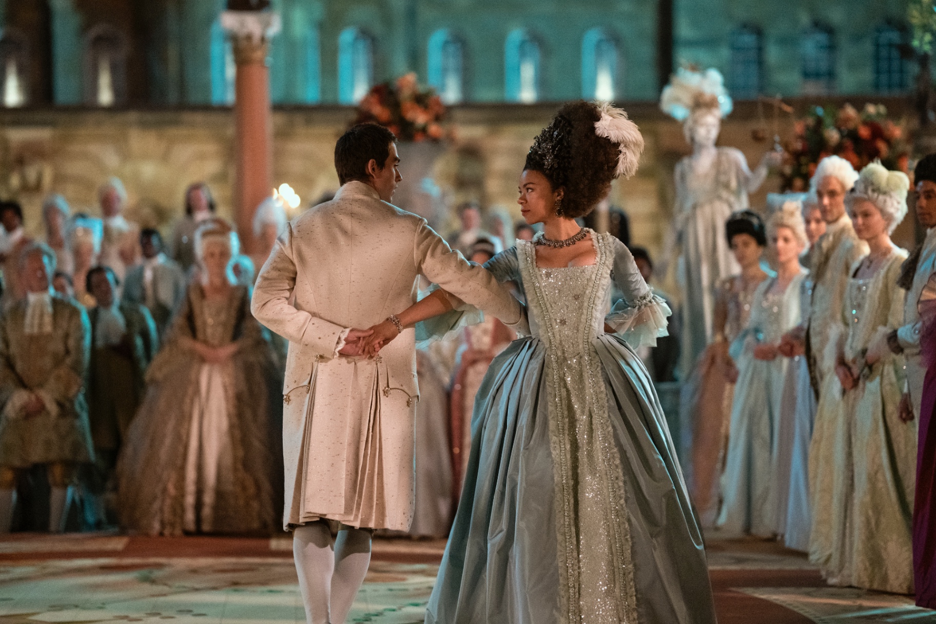 Queen Charlotte ball scene